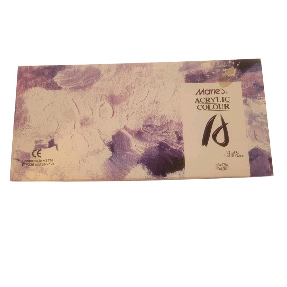 Marie's Acrylic‎ Colour Paints 18 -.4 oz Tubes